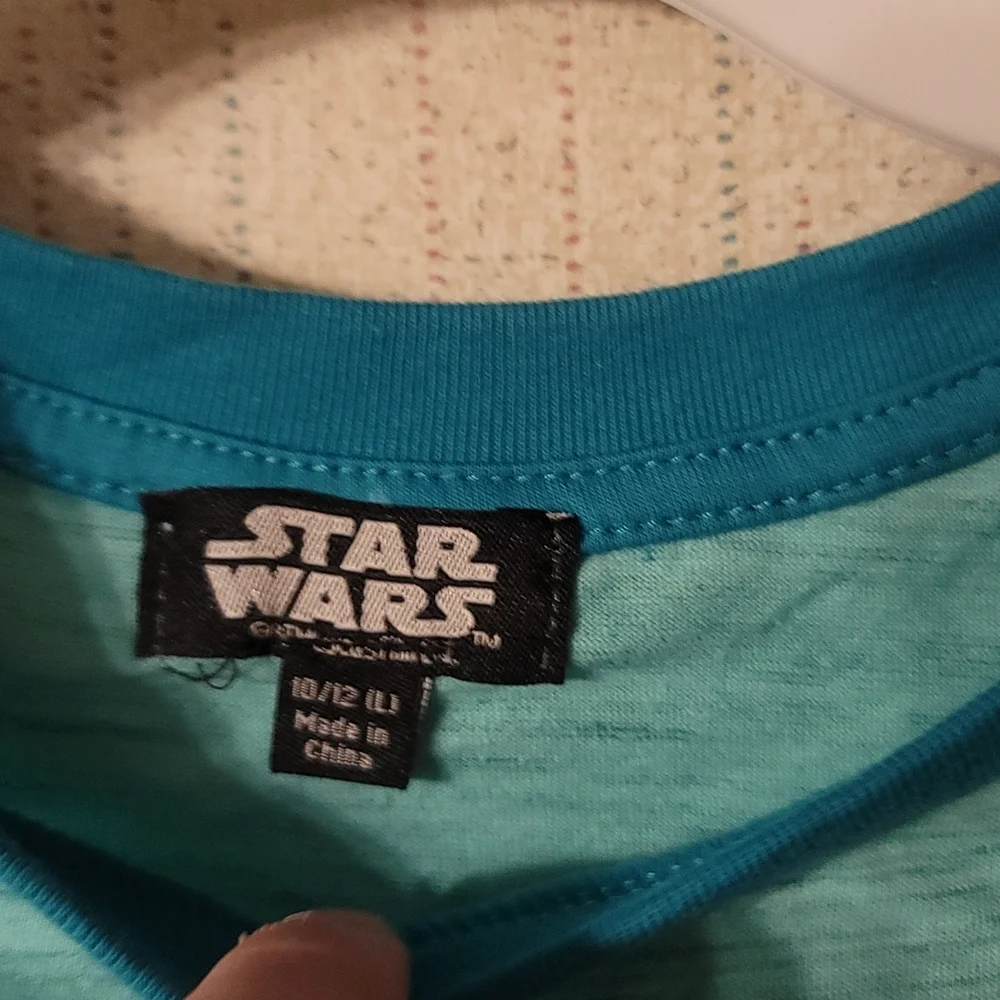 STAR WARS GIRL'S CHEWBACCA GRAPHIC TEE: BLUE: NWT: SZ L (10/12)